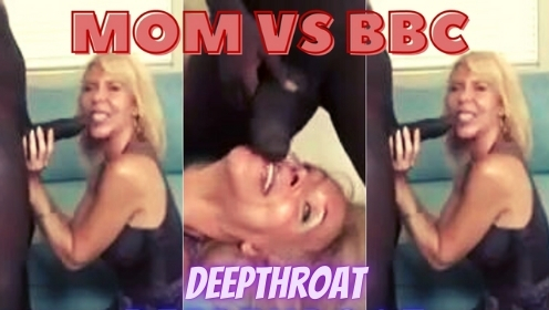 Smoldering blonde with a hot hole deep throats a BBC